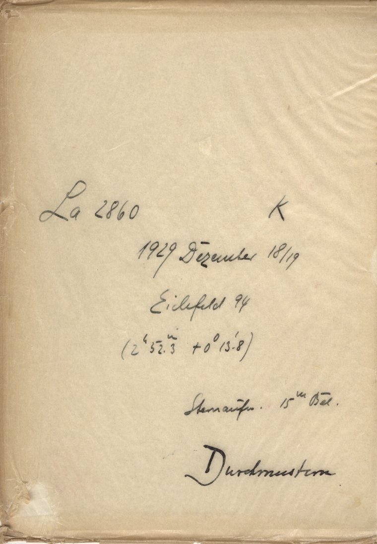 Plate envelope