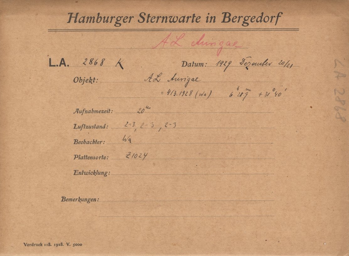 Plate envelope