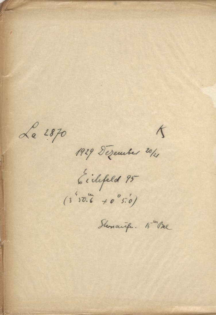 Plate envelope