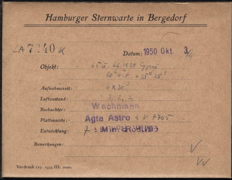 Plate envelope