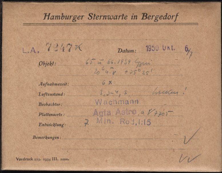 Plate envelope