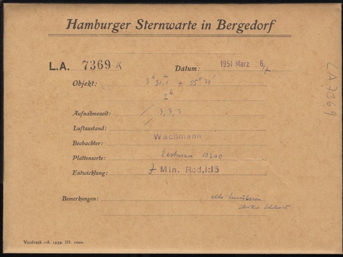 Plate envelope