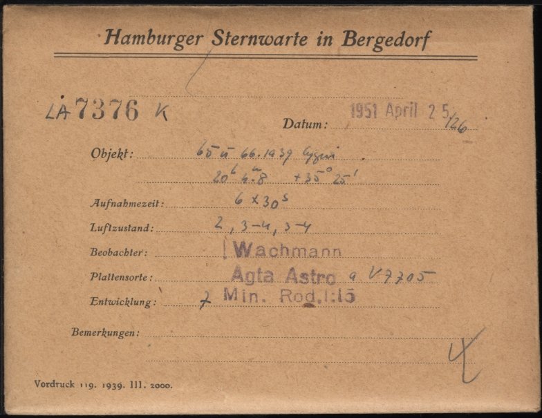 Plate envelope