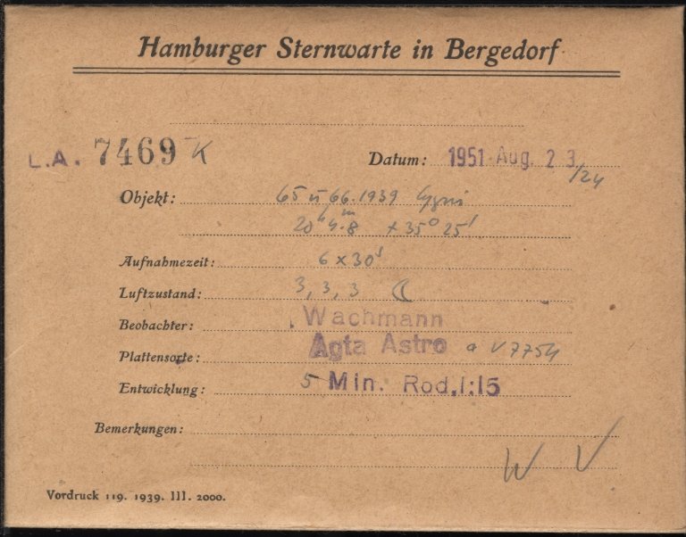 Plate envelope