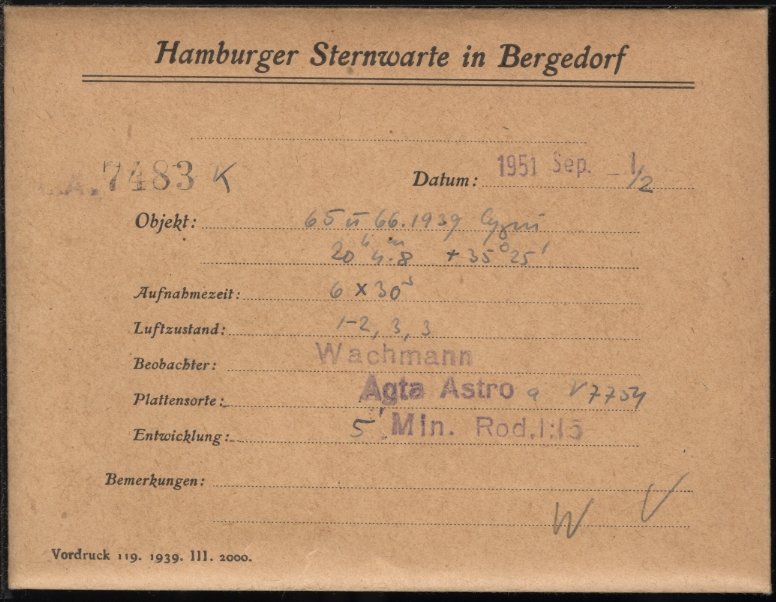 Plate envelope