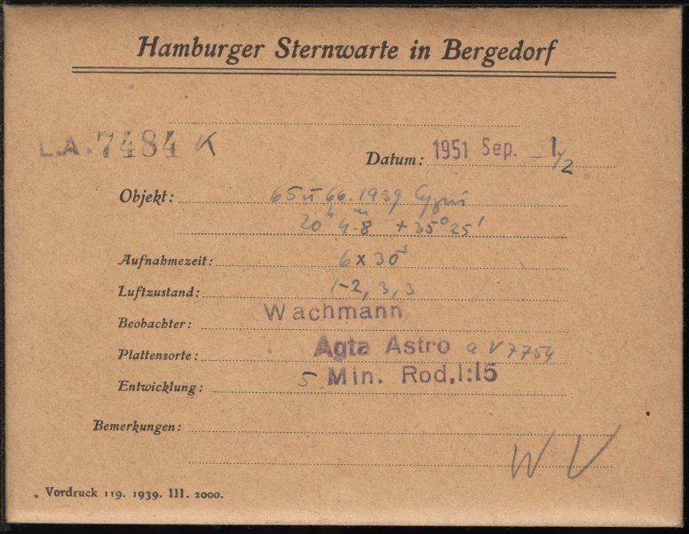 Plate envelope