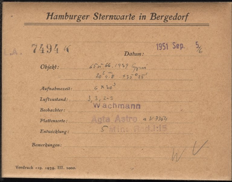 Plate envelope