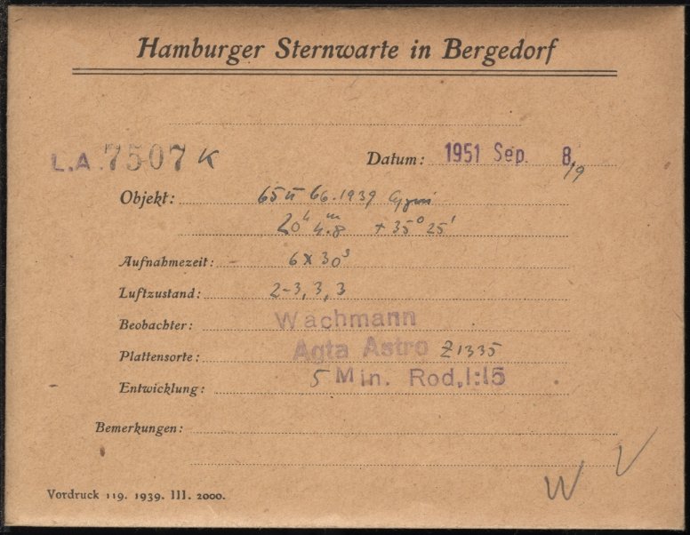 Plate envelope