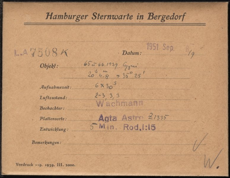 Plate envelope