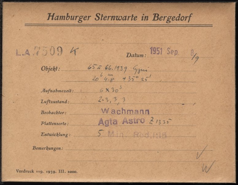Plate envelope