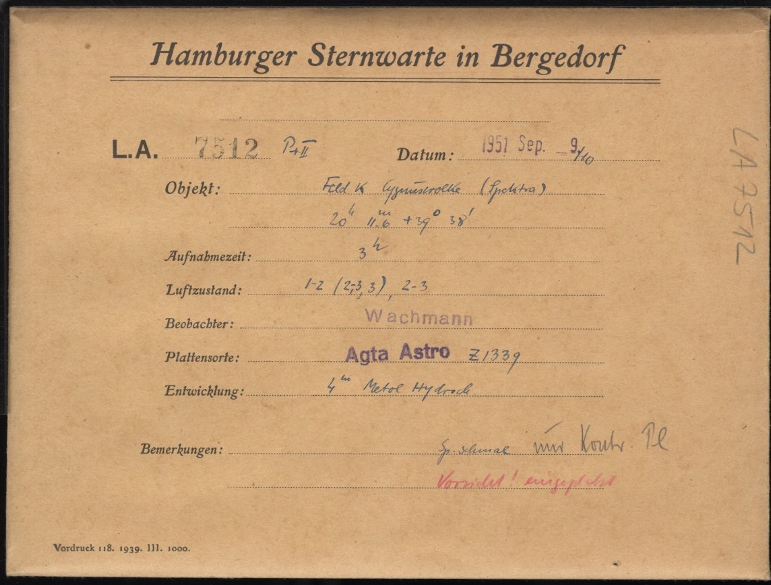 Plate envelope