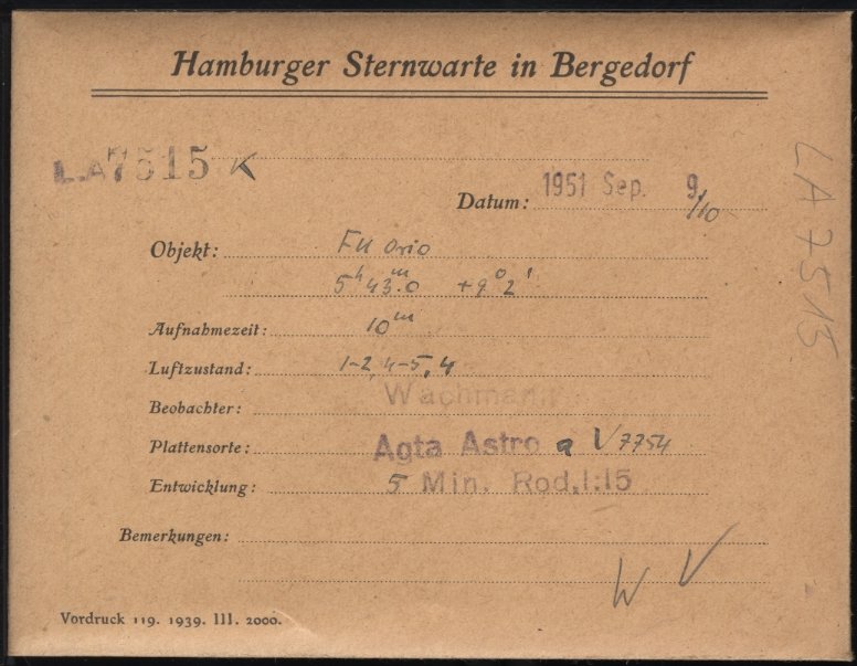 Plate envelope
