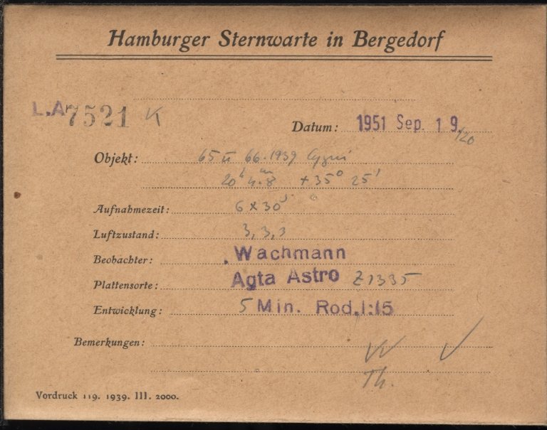 Plate envelope