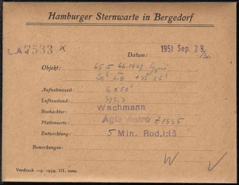 Plate envelope