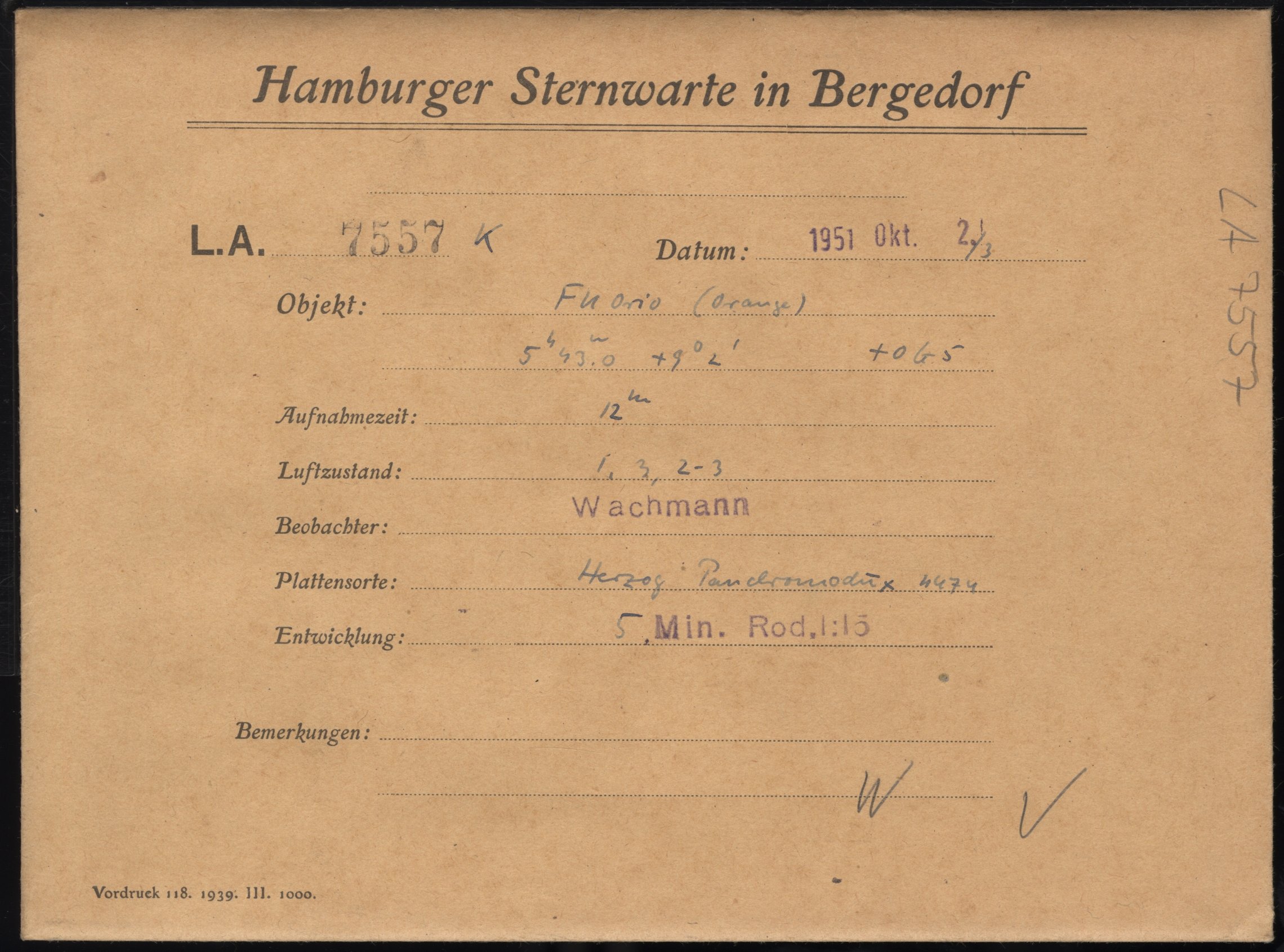 Plate envelope