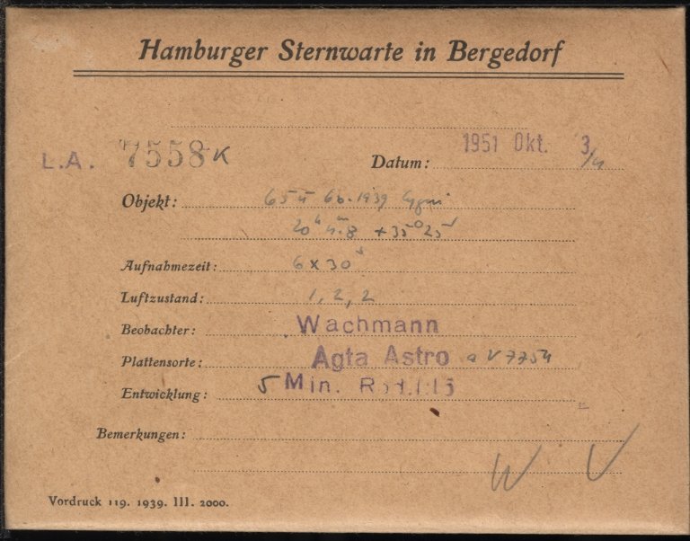 Plate envelope