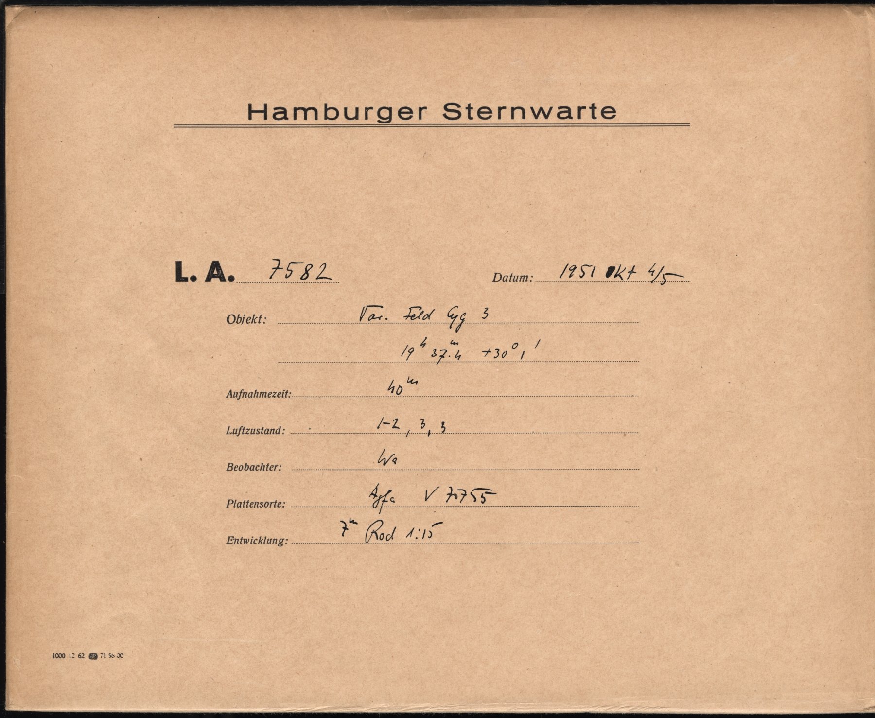 Plate envelope