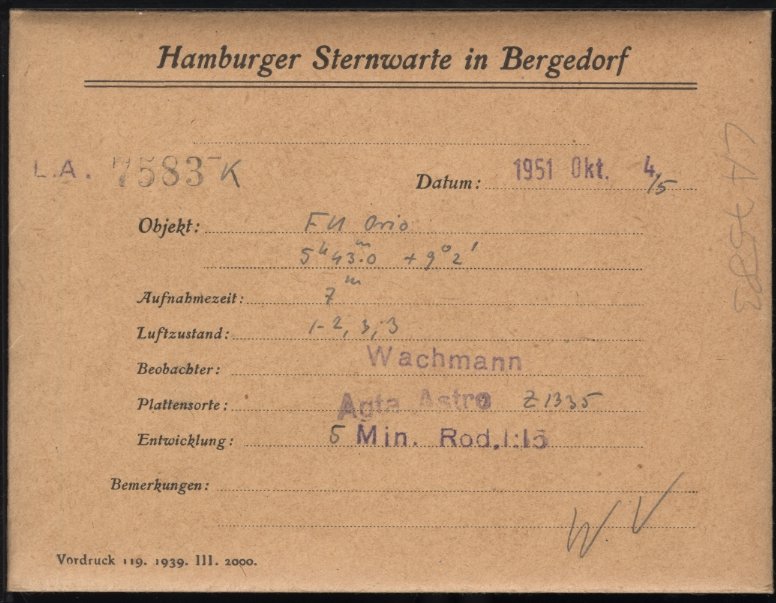 Plate envelope
