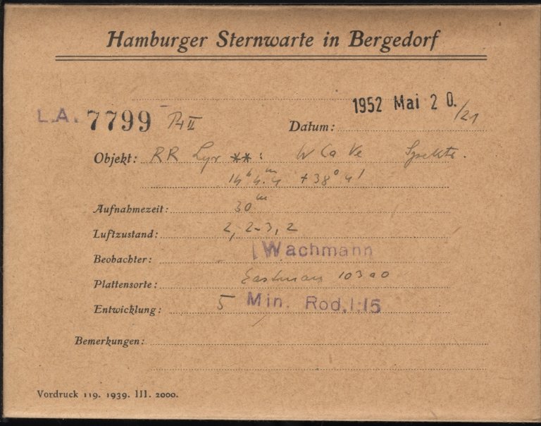 Plate envelope