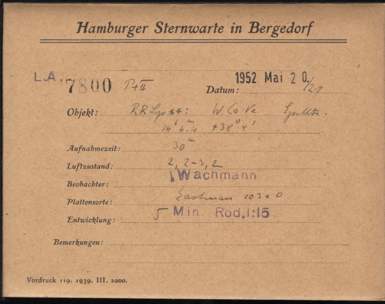 Plate envelope