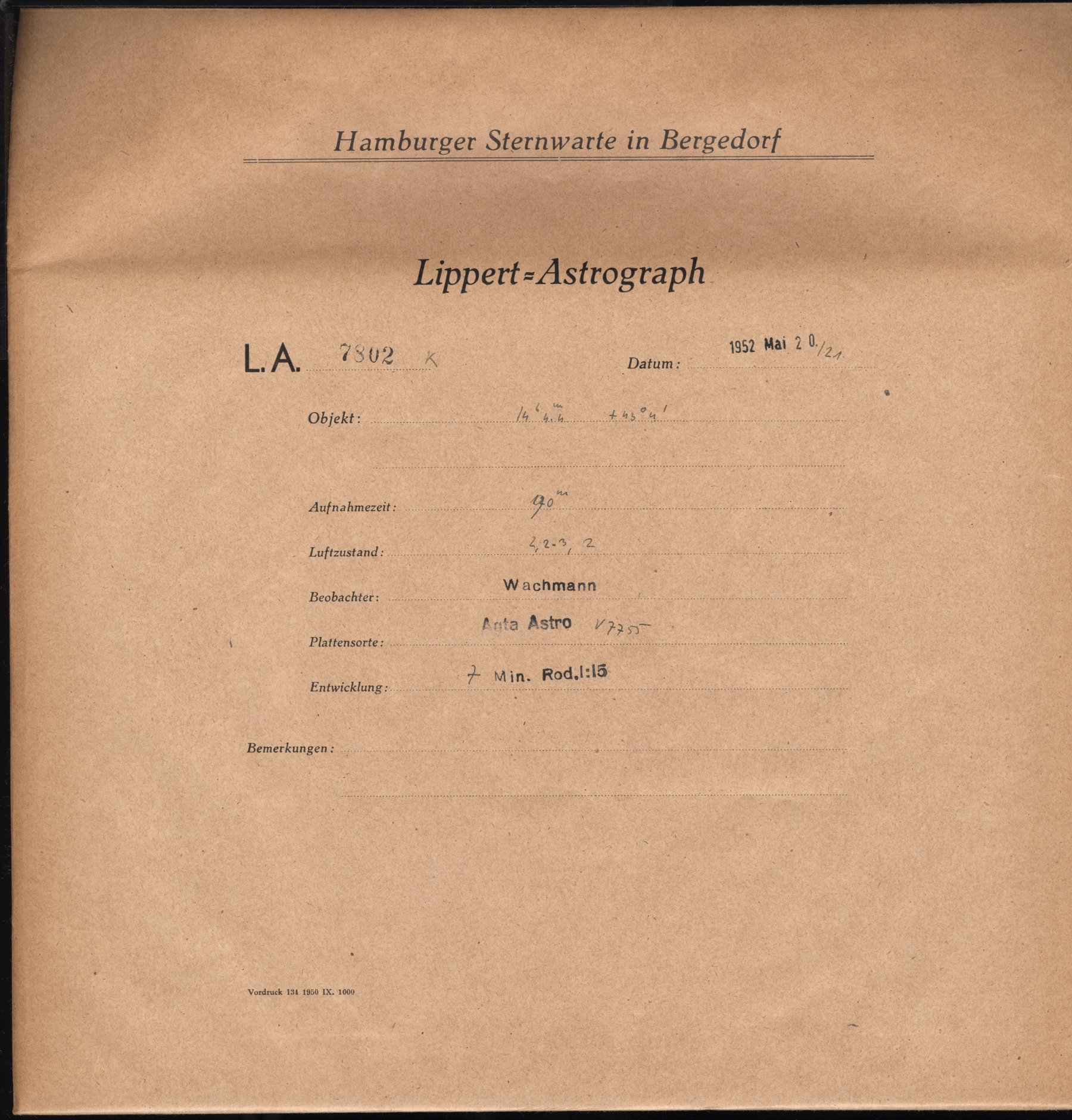 Plate envelope