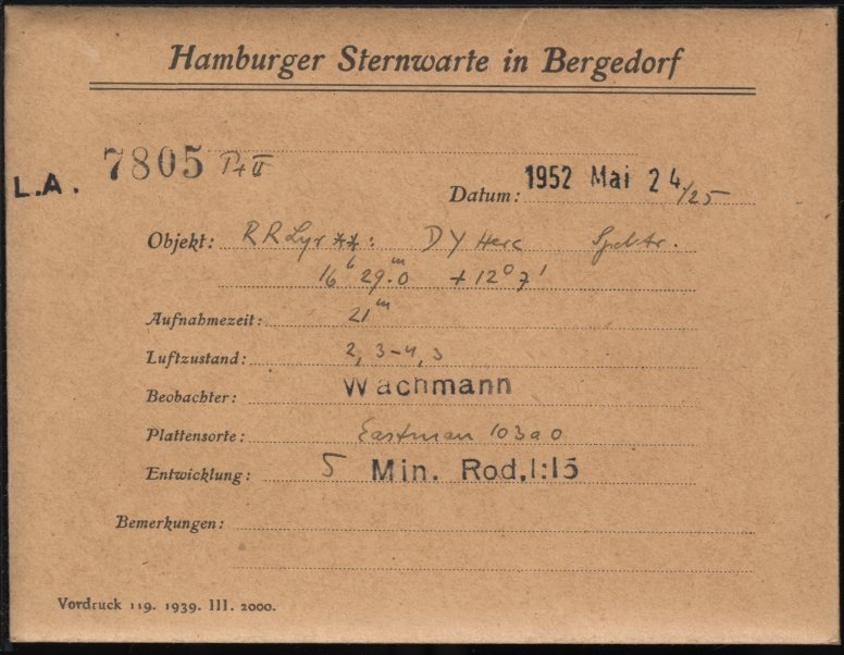 Plate envelope