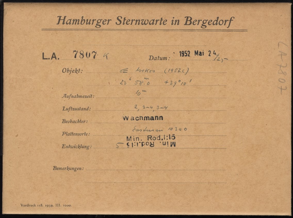 Plate envelope