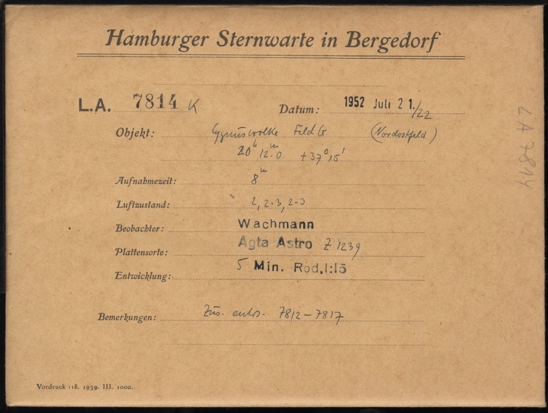 Plate envelope