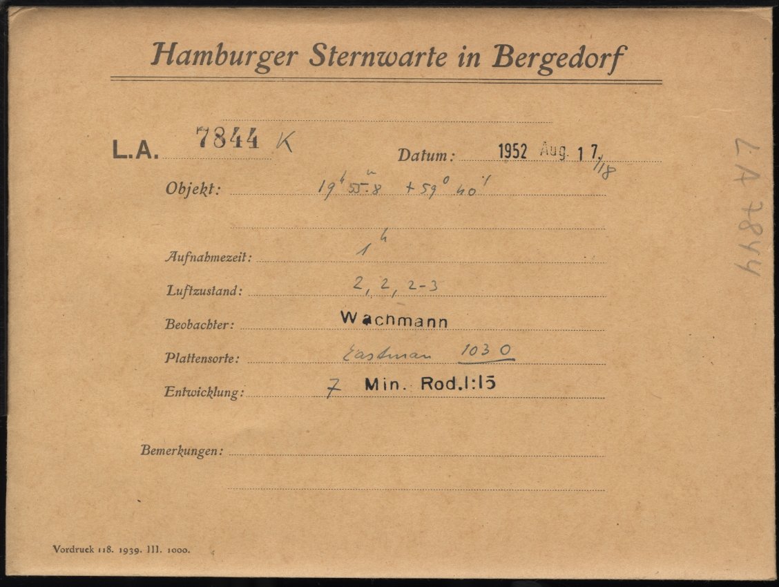 Plate envelope