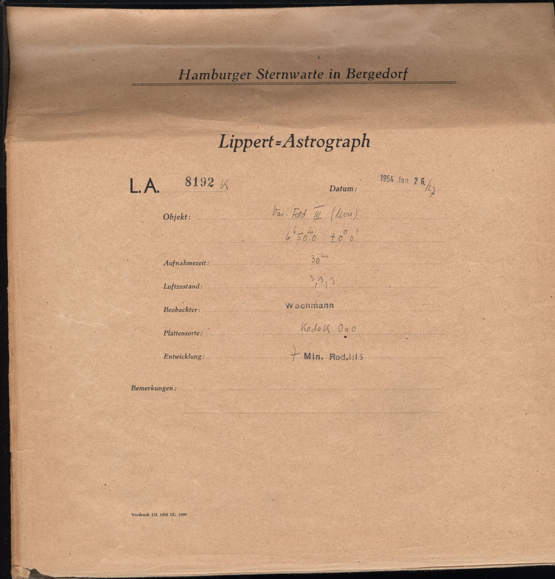Logpage