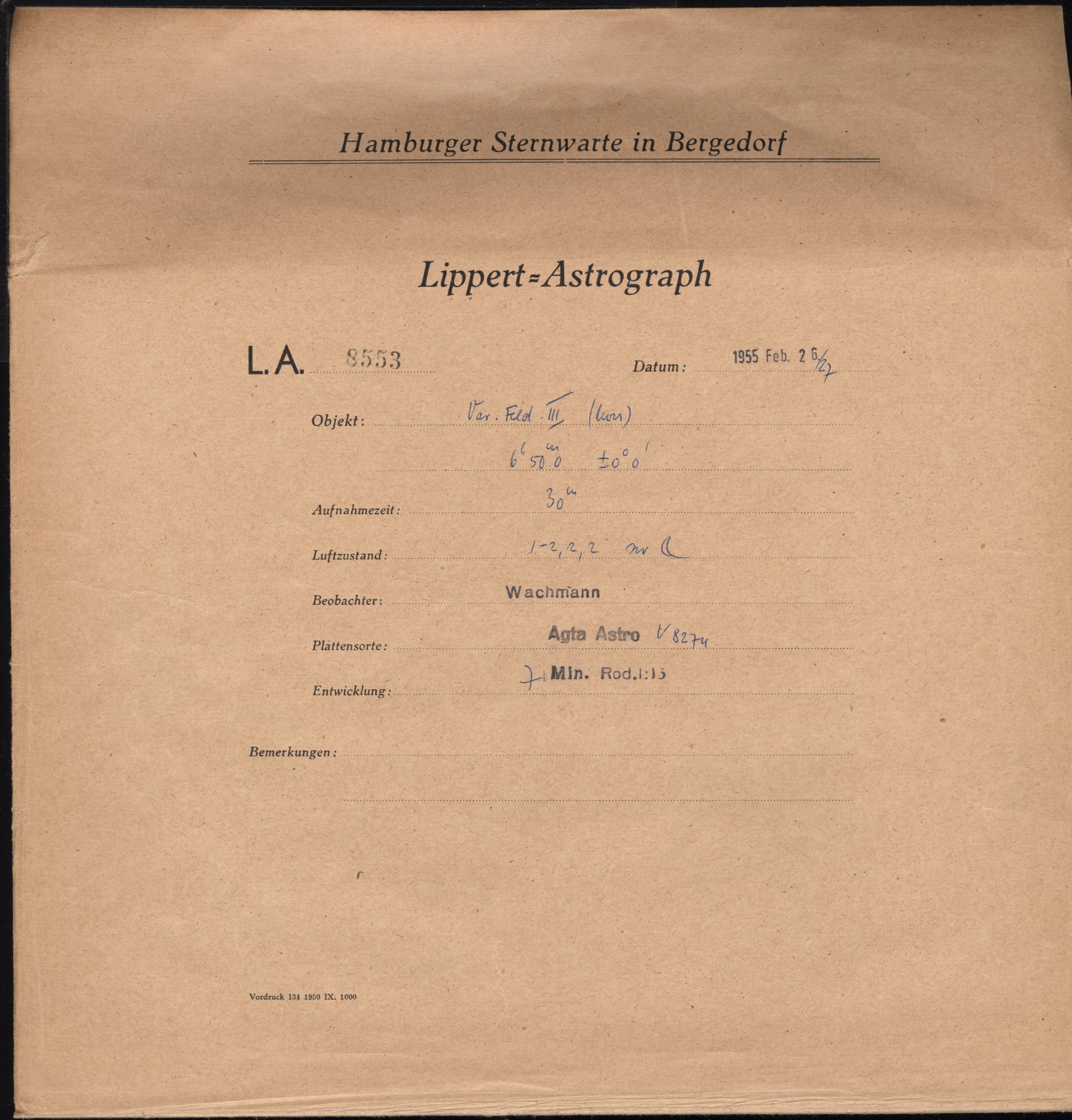 Logpage