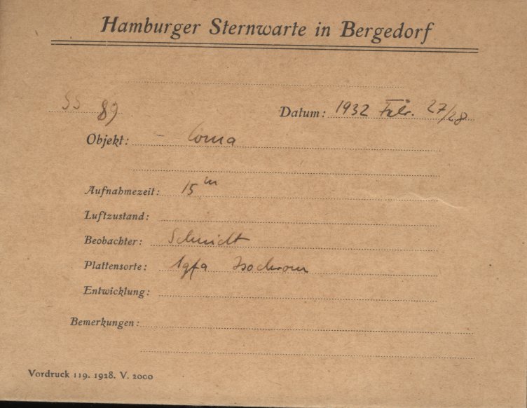 Plate envelope