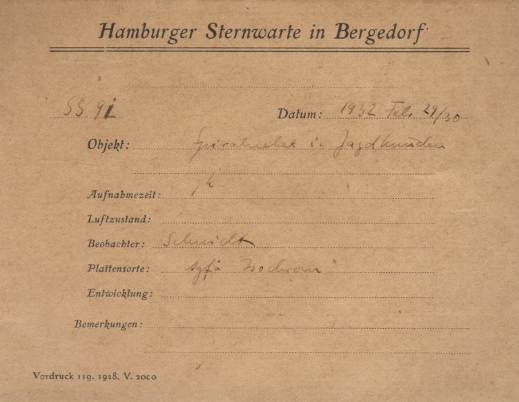 Plate envelope