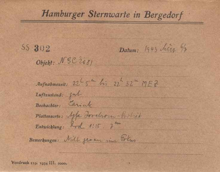 Plate envelope