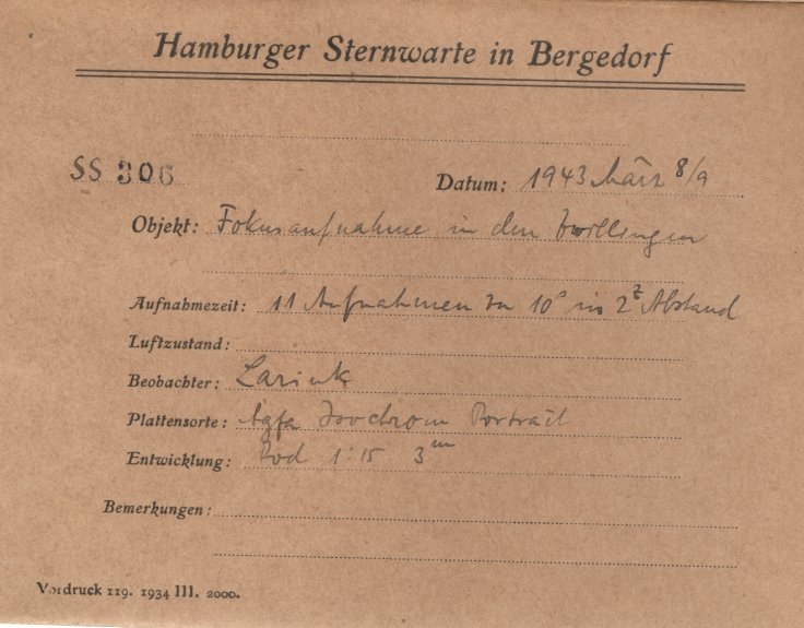 Plate envelope