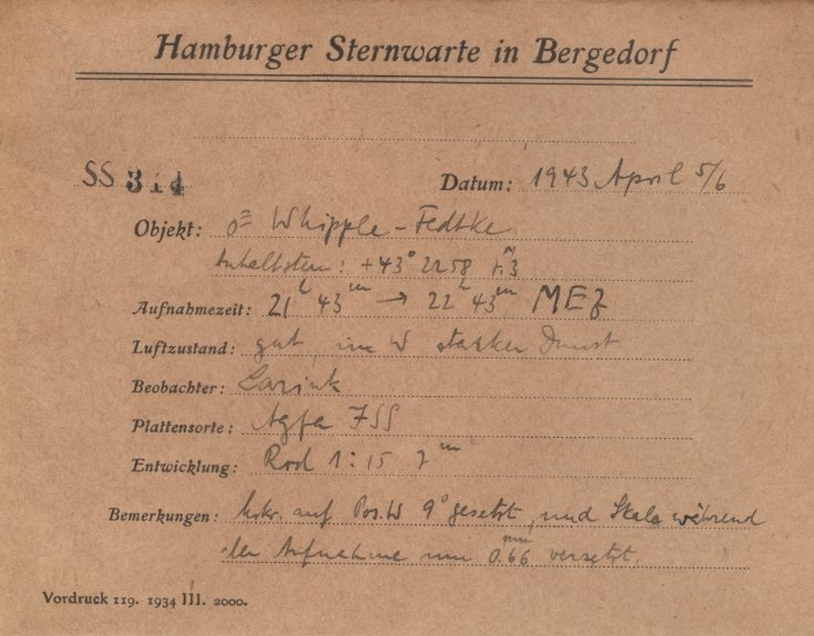 Plate envelope