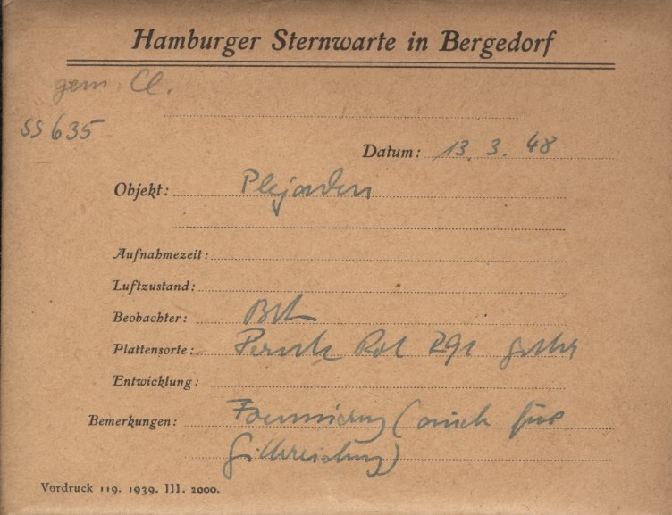Plate envelope