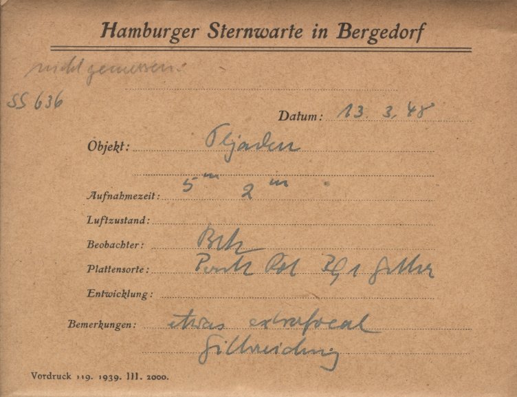 Plate envelope