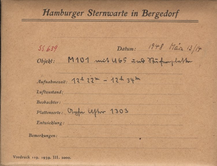 Plate envelope