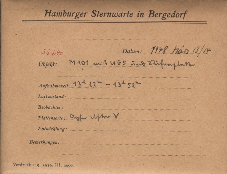 Plate envelope