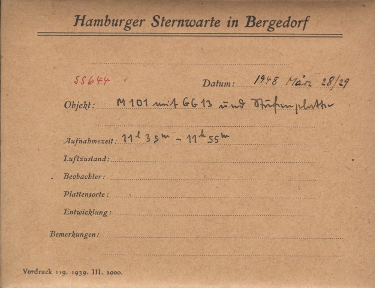 Plate envelope