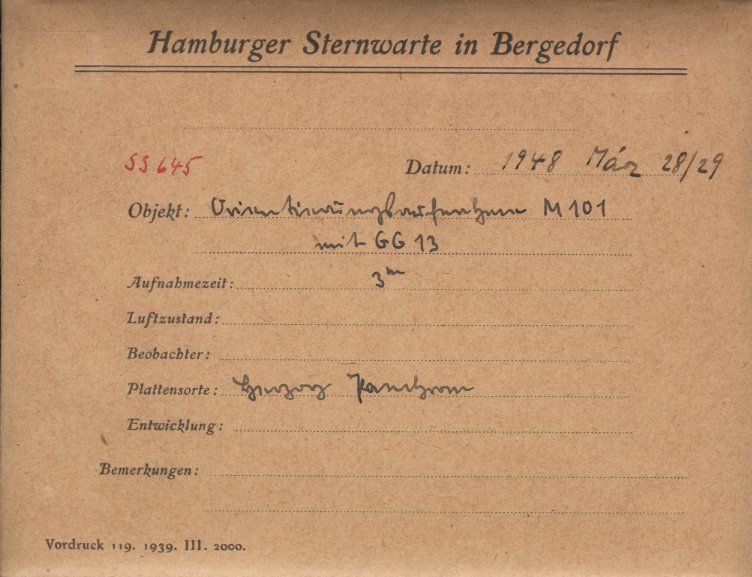 Plate envelope