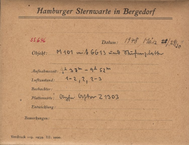 Plate envelope