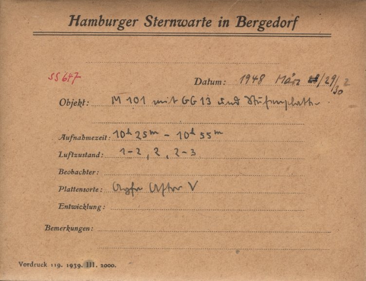 Plate envelope