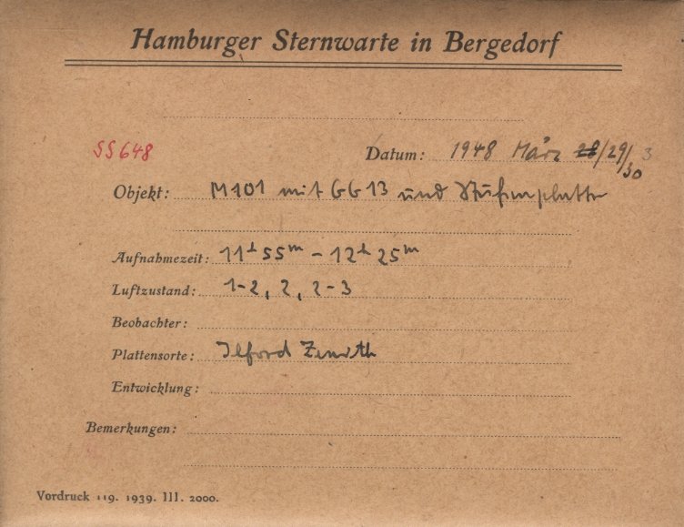 Plate envelope