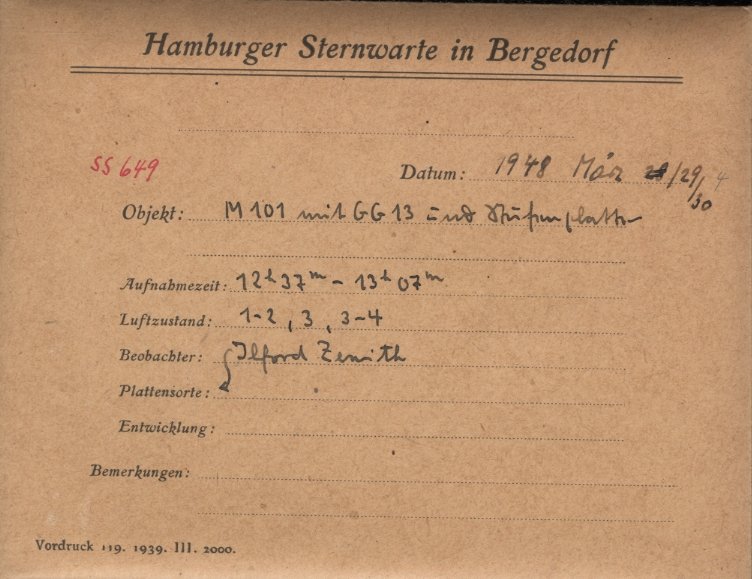 Plate envelope