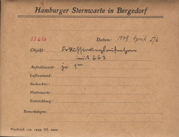 Plate envelope