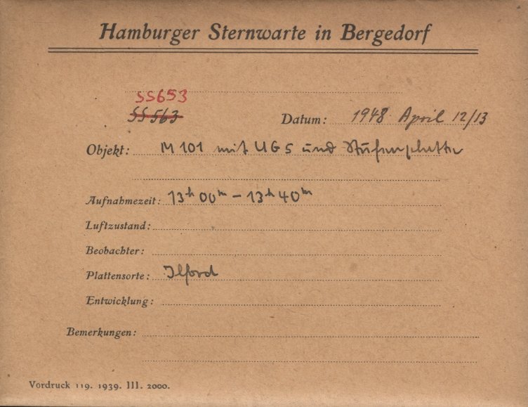 Plate envelope