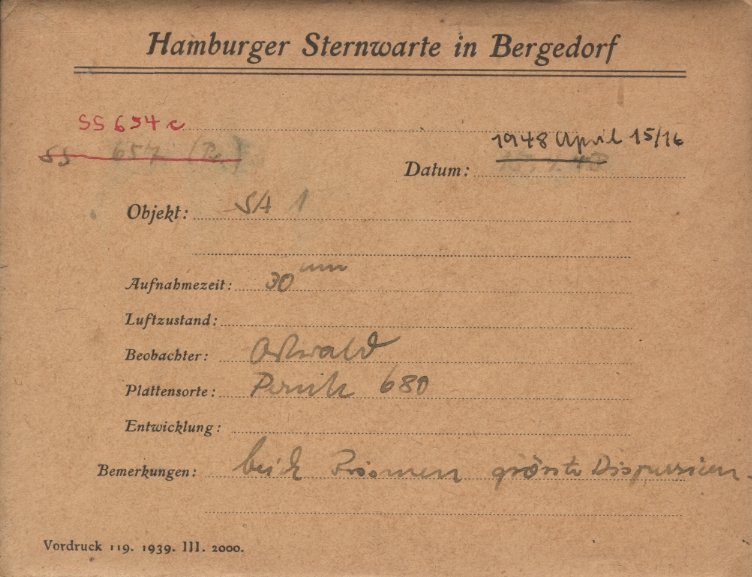 Plate envelope