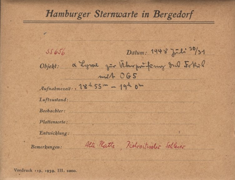 Plate envelope